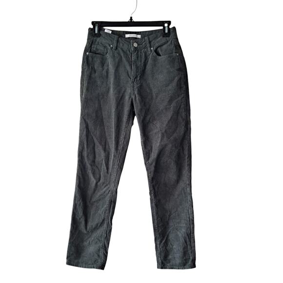 PacSun Womens Green Corduroy Relaxed Fit High Rise Tapered Leg Mom Jeans Size 24 - Picture 5 of 16